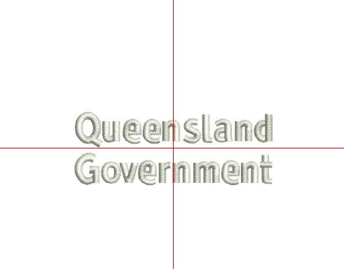 Queensland Health Scrub Logo on File (Embroidery Only)